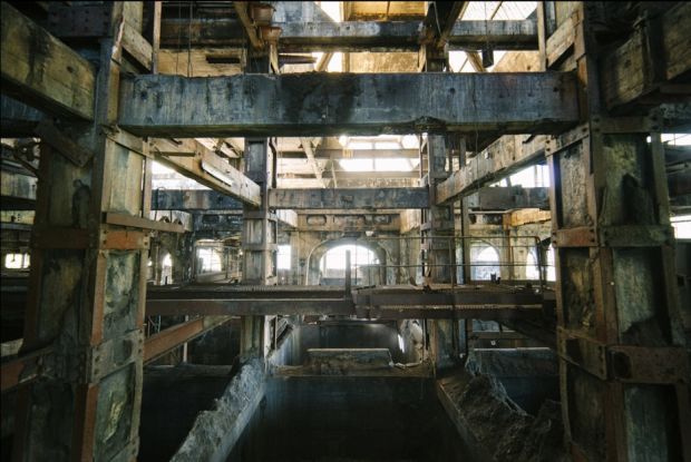 abandoned coal plant